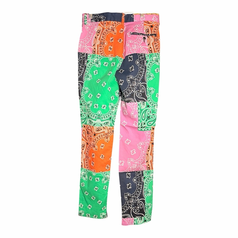Sun + Stone Multicolor Patchwork Pants - image 2
